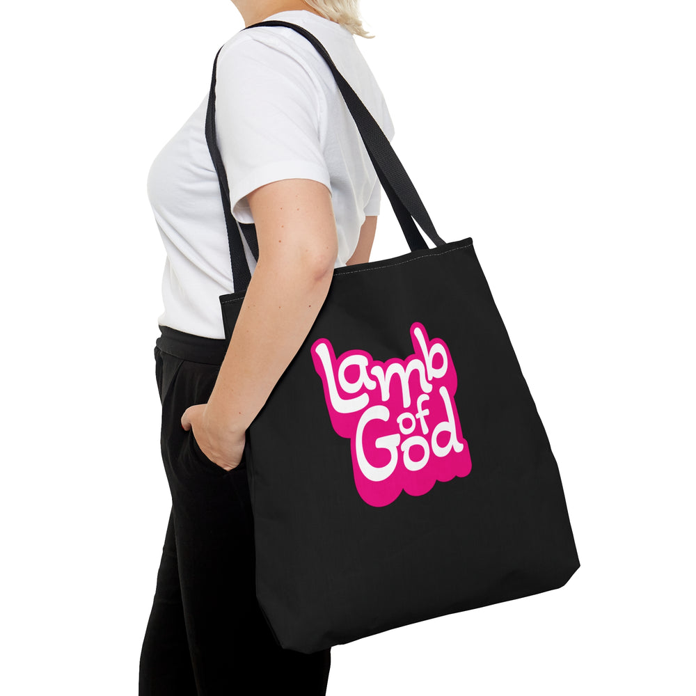 Lamb of God Girly Pop Tote Bag