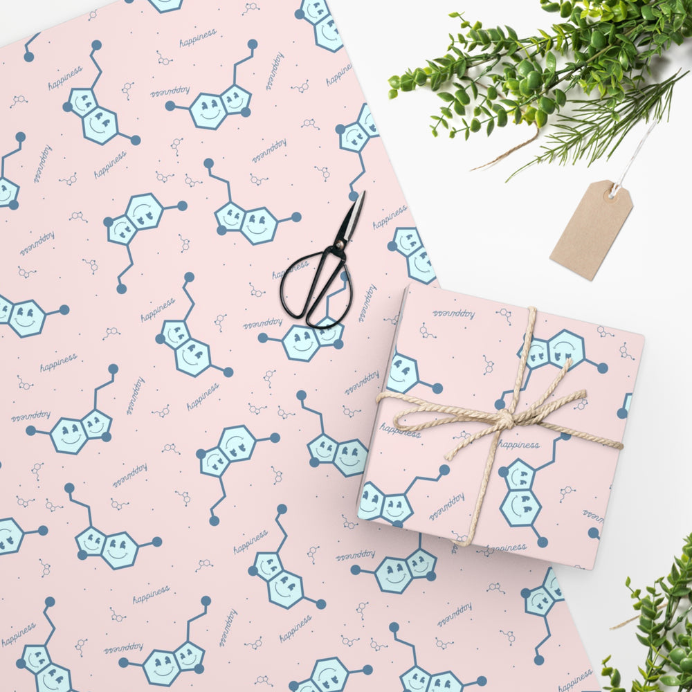 
            
                Load image into Gallery viewer, Serotonin Happiness Mental Health Wrapping Paper
            
        