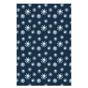 
            
                Load image into Gallery viewer, Blue and White Skull Snowflake Creepmas Wrapping Paper
            
        