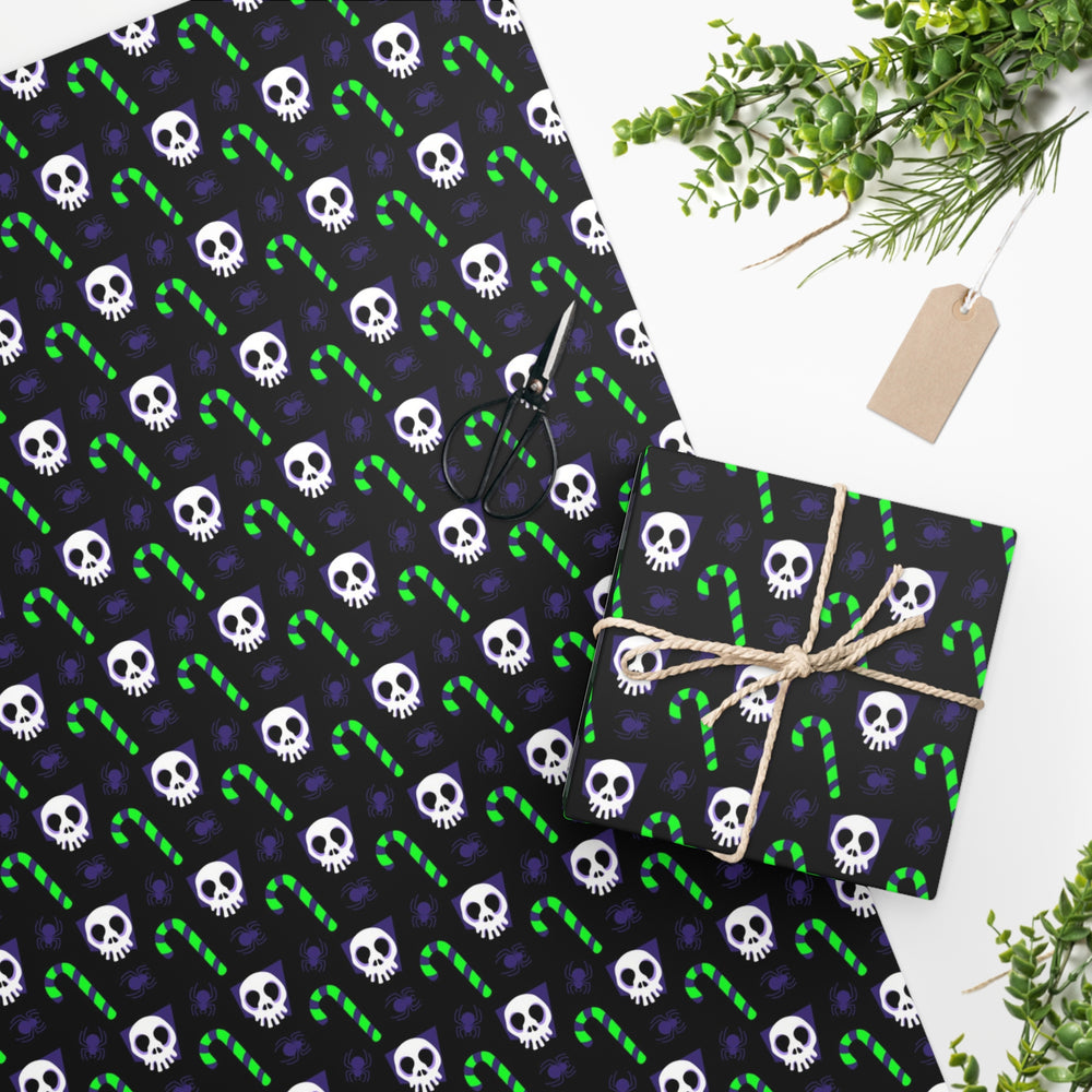 Nightmare Before Christmas Inspired Wrapping Paper / Haunted Mansion Holiday / Creepmas
