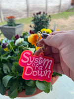 System of a Down Pink Keychain
