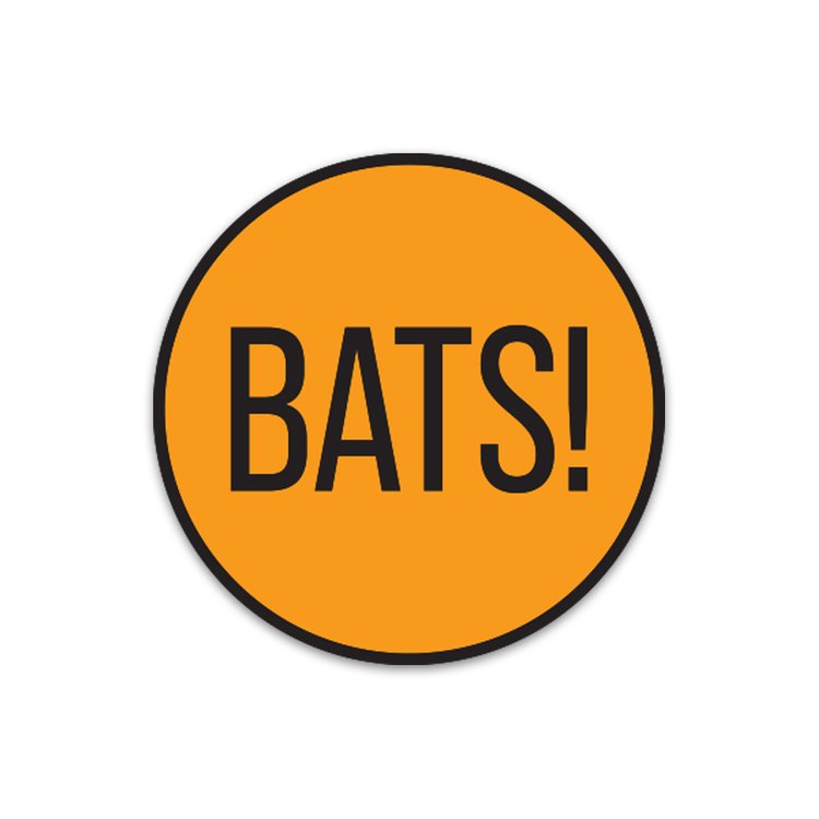 
            
                Load image into Gallery viewer, BATS! Sticker
            
        