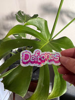 Deftones Girly Pop Glitter Sticker