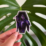 Favorite Slasher Killer Coffin Sticker