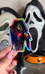 Your Favorite Scary Movie Holographic Sticker