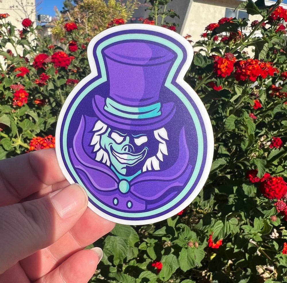 
            
                Load image into Gallery viewer, Hatbox Ghost Sticker
            
        