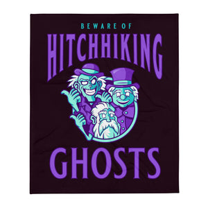 
            
                Load image into Gallery viewer, Beware Hitchhiking Ghosts Throw Blanket
            
        
