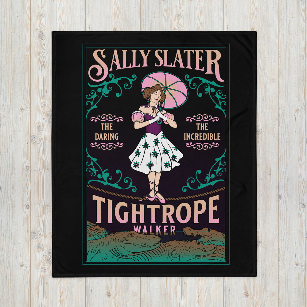 Tightrope Walker Throw Blanket