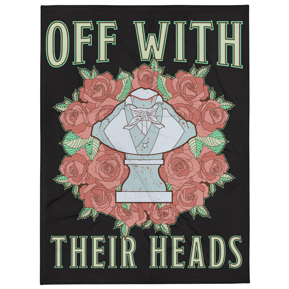 Off With Their Heads Throw Blanket
