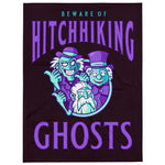 Beware Hitchhiking Ghosts Throw Blanket