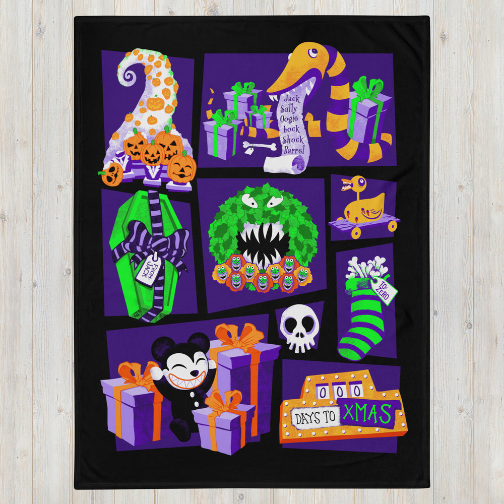 
            
                Load image into Gallery viewer, Haunted Mansion Holiday Throw Blanket
            
        