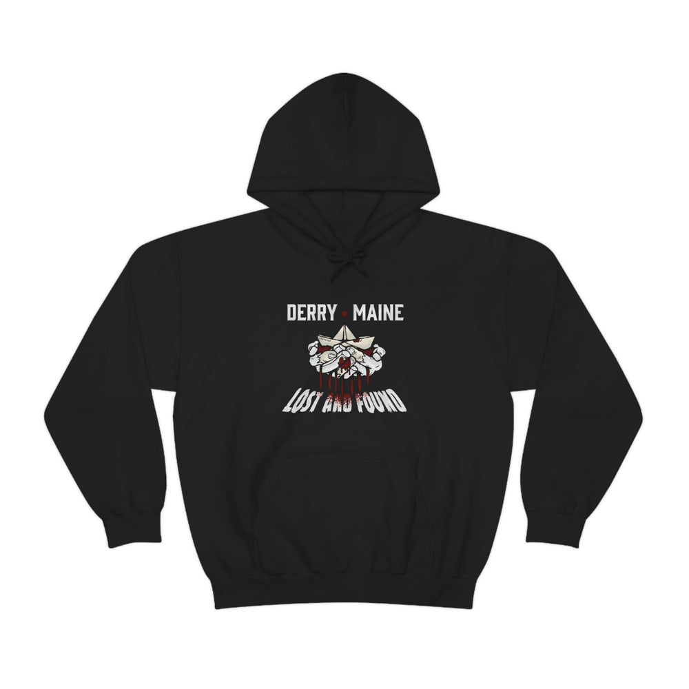 Derry Maine Lost and Found Pullover Hoodie