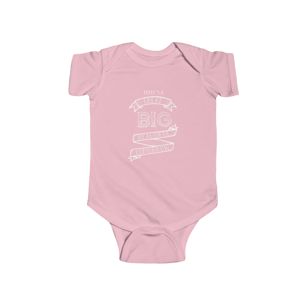 
            
                Load image into Gallery viewer, Great Big Beautiful Tomorrow Infant Onesie
            
        